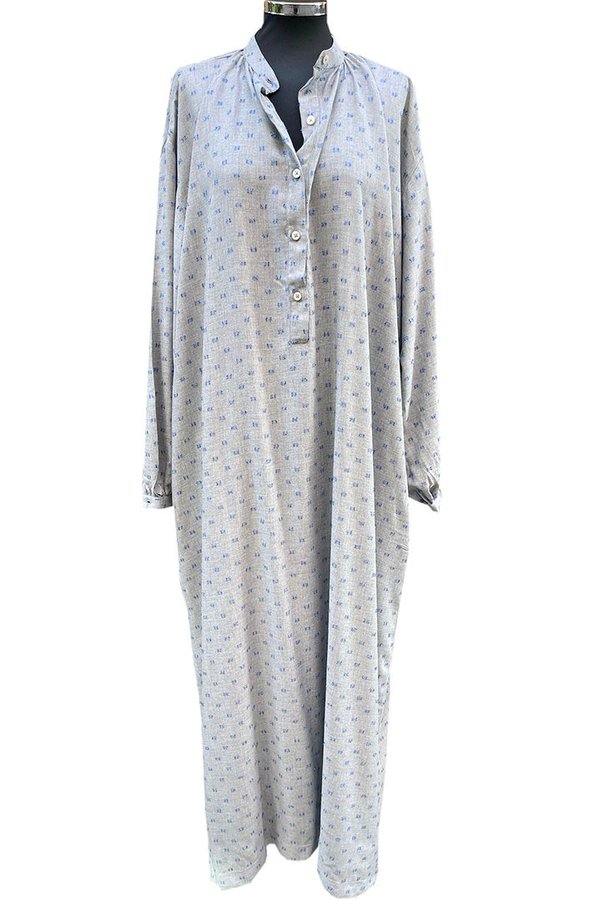 Kleid Colette grau lurex blau 359,-€